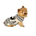 Chilly Dog Reindeer Shawl Dog Sweater, Large