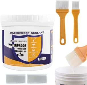 KCUT Liquid Waterproof Sealant, 17.63oz Invisible Waterproof Agent Transparent Waterproof Coating Anti-Leakage Repairing Adhesive for Roof Walls Bathroom Kitchen Indoor Outdoor Waterproof Paint