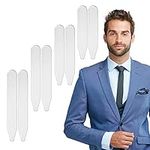 Collar Stiffeners 8Pcs Stainless Steel Shirt Collar Stiffeners Metal Collar Stays Collars Support Stays for for Men Women 4 Sizes