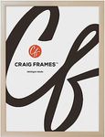 Craig Frames Made-To-Order Custom Picture Frame, Any Size 12x18 to 24x36 (.25" Increments), 1" Contemporary Boho Natural Wood