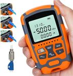 YICIZOL 4 in 1 Optic Fiber Optic Tester Fiber Power Meter FC/SC/ST Universal Interface Built-in 30Km Visual Fault Locator (OPM&VFL) with FC/UPC(Male) to LC/UPC(Female) Adapter (OPM&VFL-30km-1PCS)