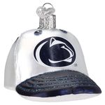 Old World Christmas Penn State Baseball Cap Glass Blown Ornament for Christmas Tree