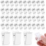 50 Pieces Self Adhesive Clips, Tape