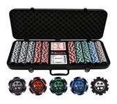 13.5g 500pc Pro Poker Clay Poker Set