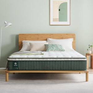 Zinus King Cooling Mattress, Green Premium Pocket Spring Euro Top 25cm