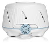 Marpac Dohm (White/Blue) | The Original White Noise Machine | Soothing Natural Sound from a Real Fan | Noise Cancelling | Sleep Therapy, Office Privacy, Travel | For Adults & Baby | 101 Night Trial