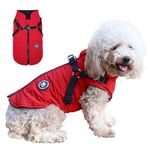 Norbi Dog Coat, Dog Winter Coat with Harness Built in, Dog Jacket Adjustable Warm Dog Coats for Small Medium Large Dogs Dog Cold Weather Coats