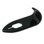 BQLZR 61x20x26mm Plastic Sax Thumb Hook Rests Thumb Supports for Alto/Soprano/Tenor Saxophone Black Music Parts Accessories