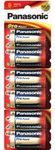 Panasonic Pro Power Gold LR20PPG Alkaline D Batteries 6/pk (LR20, MN1300, AM1, R20)