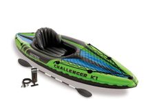 Intex Challenger K1 Sport Kayaks (Inflatable Kayak, Green)