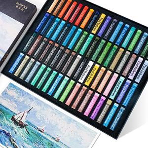 Paul Rubens Oil Pastels, Oil Pastel Soft and Vibrant, Suitable for Artists, Beginners, Students, Kids Art Painting Drawing Coloring (72 Landscape colors)