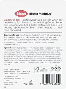 Blistex MedPlus Lip Balm 7g – 5-Pack Moisturizing Protection