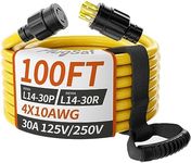 PlugSaf 100FT 30 Amp Generator Exte