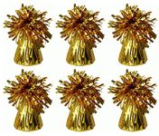 B&S Trendz MEGA VALUE 6 x Gold Foil Helium Balloon Weights Ideal Party Decoration Accessory by Fasttrack