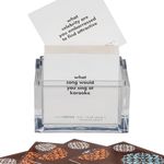 TableTopics Not Your Mom's Dinner Party - 135 Question Cards Game - Fun Conversation Starter Cards, Start Exciting & Provocative Conversations with Friends, Entertain Your Guests with Fun Questions