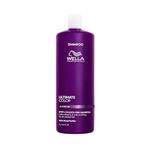 Wella Professionals ULTIMATE COLOR Sulphate-Free Shampoo For all Coloured Hair - Protects Hair Colour & Cleanses Scalp - With Glycine & Metal Purifier 1000ML