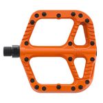 OneUp Components Composite Pedal, Orange – Lightweight, Durable Flat Bike Pedals for Mountain Bikes (MTB)