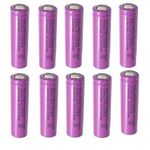 CONSONANTIAM Hongli Lithium Ion Rechargeable Battery 1200mAH 3.7V 4.4Wh, Ultra Boost High Capacity Li Ion Cell Batteries Original Power Rechargeable Lithium ion Cell Pack of 10.