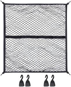 High Elasticity Cargo Net,Pickup Truck Bed Organizer Stretch Net,4'x4' Stretches to 7'x7',Suitable for for SUV, Truck Bed, Pickup