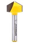 YONICO V Groove Router Bit 120 Degree X 3/4-Inch Diameter 1/4-Inch Shank 14997q