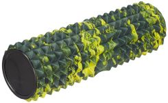 Amazon Brand - Symactive Deep Tissue Grid Foam Roller For Deep Tissue Massage, Exercise, Fitness, Back Pain, and Physiotherapy, (Camo, 18'' x 5'', 45 cm)