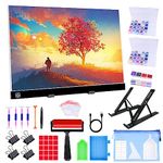 A3 LED Light Pad for Diamond Painting,Ratukall Diamond Art Light Board Kit,Portable Light Box for Tracing with 5D Painting Tools Set for Full Drill Diamond Painting Accessories (31 x 42cm)