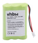 vhbw Replacement Battery compatible with Synergy 2250, 2300, 2000, 150 Wireless Landline Phone (300mAh, 3.6V, NiMH)