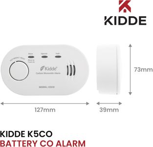 Kidde Carbon Monoxide Alarm – Battery Operated CO Detector