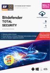 Bitdefender - 5 Devices,1 Year - Total Security | Windows| Mac| Android|iOS | Latest Version | Email Delivery in 2 Hours- No CD |