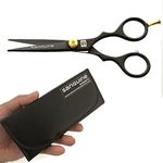 Professional Moustache Scissors, Beard Trimming Scissors, Extremely Sharp 5" (13cm) + Case