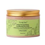 Fix My Curls Protein Powered Deep Conditioning Mask | Avocado Oil, Amla, Cocoa Butter | Hair Mask For Curly, Wavy, Dry & Coloured Hair | Intensive Hair Repair with Pro - Keratin Bond Repair |300gm