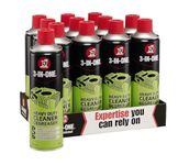 3-IN-ONE Professional Heavy Duty Cleaner Degreaser Spray 500ml, Citrus Foam Grease Remover that Cuts Through Oil, Dirt and Grime on Engines, Tools and Equipment (12x 500ml)