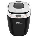 LIVINGbasics Bread Maker, 2LB Programmable Bread Machine with 12-in- 1 Menu Functions, 2 Loaf Sizes & 3 Crust Colors