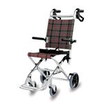 EASYCARE Portable Lightweight (7kg) Aluminum Wheelchair with Carry Bag, Oxidized Matte Finish, Foldable, Nylon Seat, United Brake, 100kg Capacity – Ideal for Patients, Elderly, and Home Use