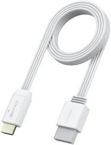 Neoteck Wii to HDMI Converter 1080P 5ft/150cm Built-in Wii to HDMI Adapter for TV,Plug and Play Compatible with Wii U, HDTV, Monitor-White