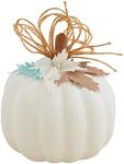 Mud Pie White Pastel Pumpkin Table SITTERS