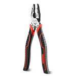 HAUTMEC 9" Linesman Pliers,High Leverage Combination Pliers Multifunctional Heavy Duty Lineman Tools HT0271-PL