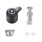 Steam Release Handle, Float Valve Compatible with Instant Pot Duo/Duo Plus 3, 6 Qt - Also Including Replacements Parts of Float Valve Gaskets and Anti-Block Shield