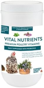 Vital Nutrients: Chicken Vitamins for Feed & Molting Supplement, Egg Booster, Poultry & Chicken Vitamins - Pampered Chicken Mama (1.5 pounds)