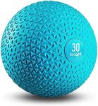 Yes4All Upgraded Fitness Slam Medicine Ball Triangle 30lbs for Exercise, Strength, Power Workout | Workout Ball | Weighted Ball | Exercise Ball | Trendy Teal