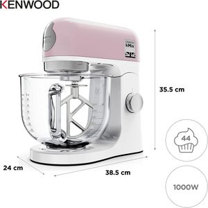 Kenwood Stand Mixer, Pastel Pink – Compact Kitchen Appliance