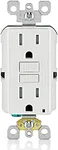 Leviton GFCI Outlet, 15 Amp, Self T