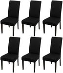 JQinHome 6 Pcs Dining Chair Slipcov