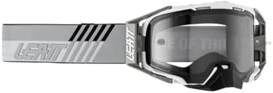 Leatt Goggle Velocity 6.5 Adult (White with Light Grey Lens)