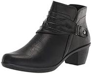 Easy Street Women's Damita Ankle Bootie Boot, Black, 8