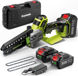 Supstable 6-Inch Cordless Mini Chainsaw – Portable Electric Saw