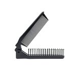 GITGRNTH Portable Travel Folding Comb Brush Compact Foldable Hair Brush For Travelling Pocket Size Comb Double Headed for Women & Men (Pack Of 1)