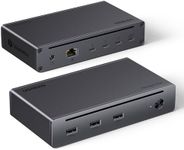 UGREEN Revodok Max 208 Thunderbolt 4 Dock, 8-in-1, Single 8K or Dual 4K@60Hz Display, 85W Charging, 4x 40Gbps Thunderbolt 4, 3x 10Gbps USB-A, 1000Mbps Ethernet, Compatible for Mac and Windows PC