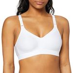 Triumph Womens Triaction Wellness Sports Bra Non-wired, White, 34B UK