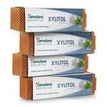 Himalaya Botanique Whitening Antiplaque Toothpaste with Xylitol for Plaque Reduction & Gentle Whitening, Fluoride Free, SLS Free, Carrageenan Free & Gluten Free, Vegan, 113 g (4 oz), 4 Pack